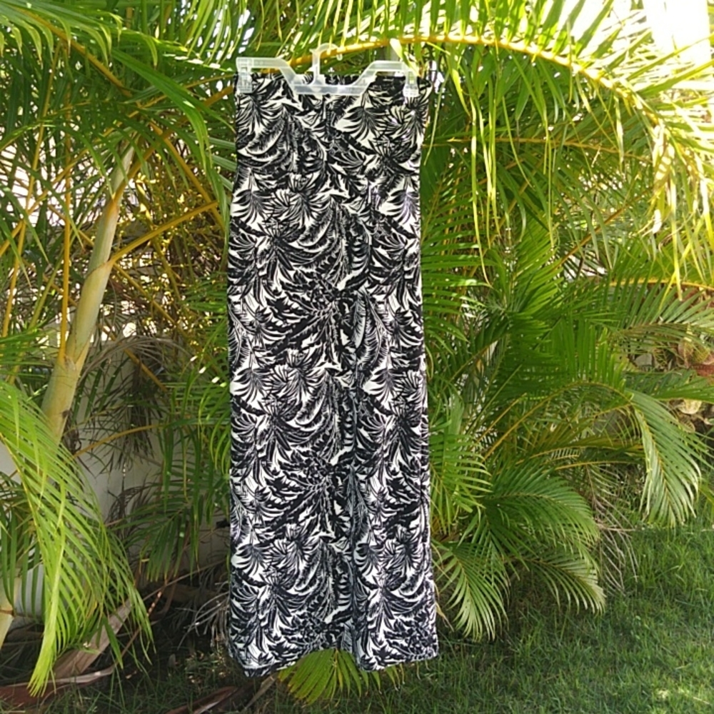 NWOT Tropical Palms Dress